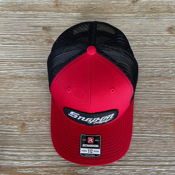 Snap-on Tools Racing Vintage Patch Hat - Red/Black Richardson 112 - Picture 6 of 8